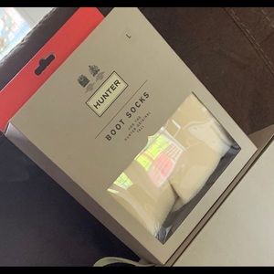 Hunter boot socks, size large